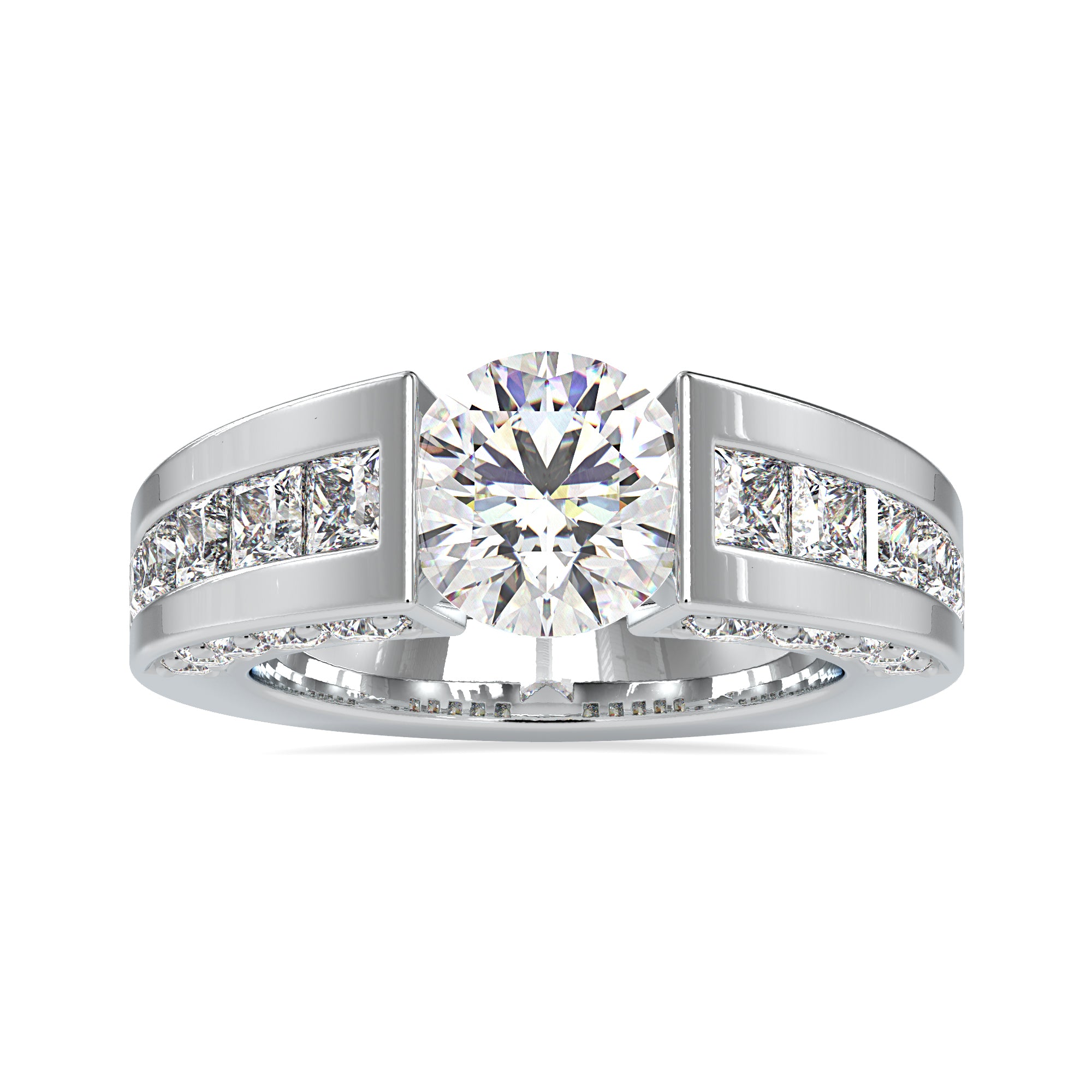 Prestige Split Shank Diamond Ring