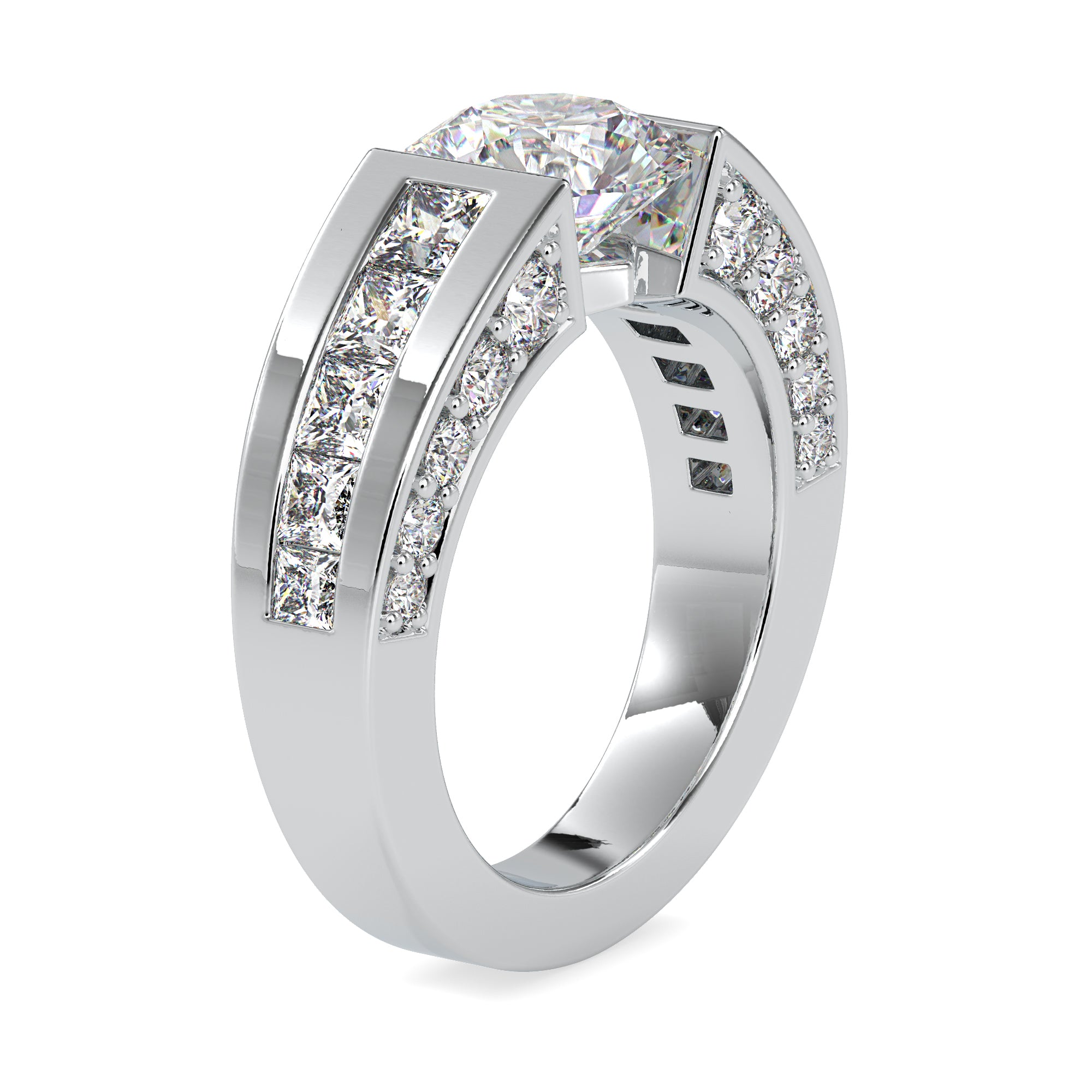 Prestige Split Shank Diamond Ring