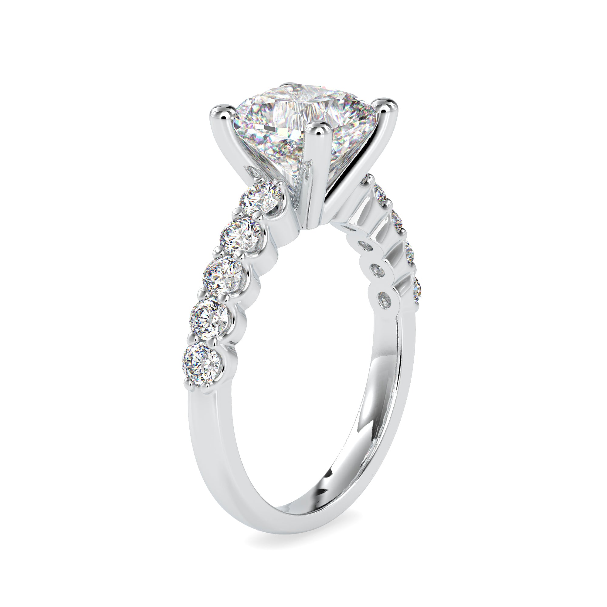 Pure Shining Solitaire Ring