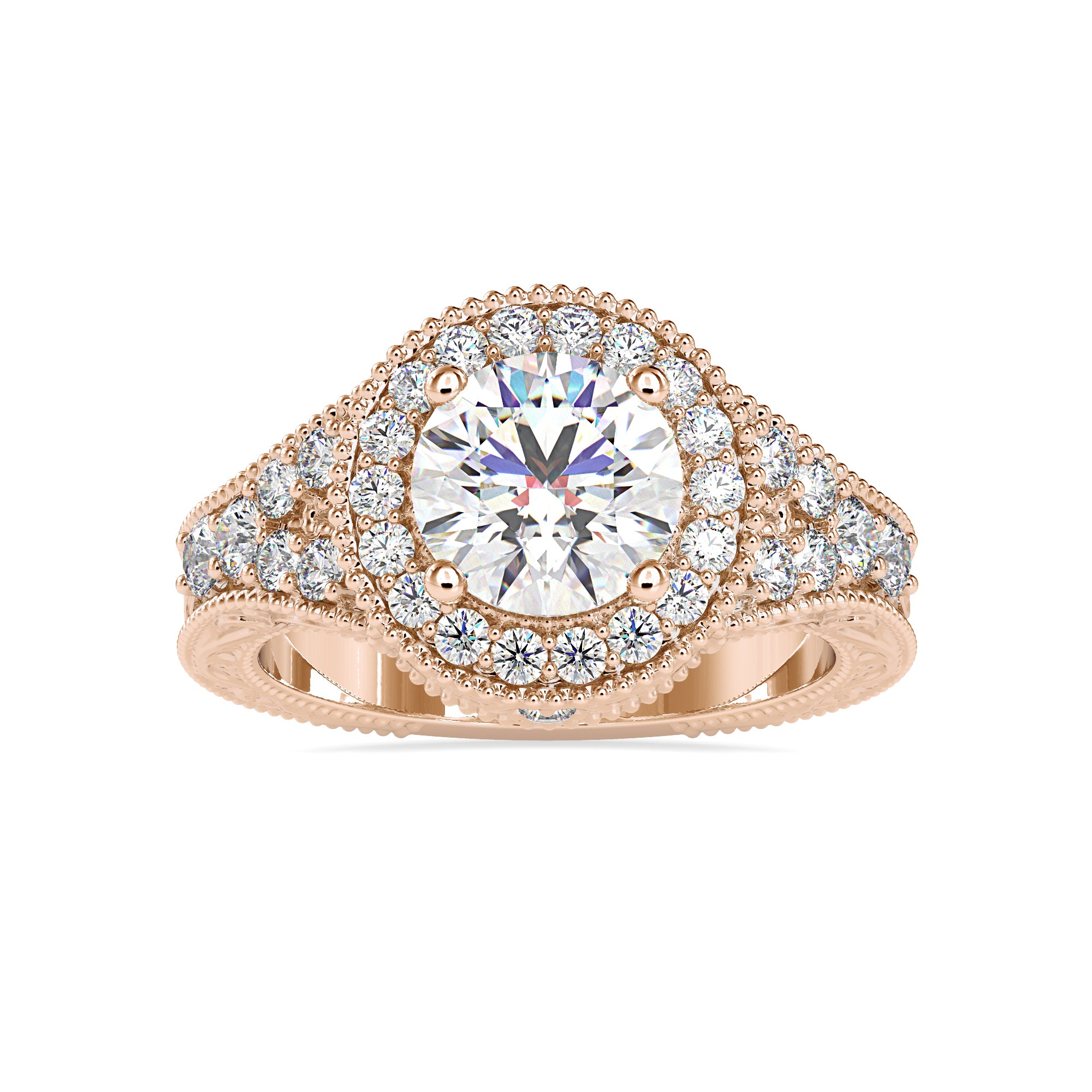 Sunlit Grace Solitaire Ring