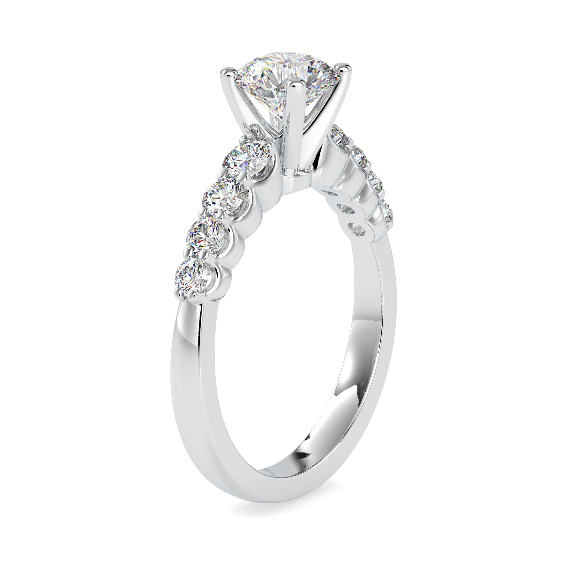 Modern Aura Diamond Ring