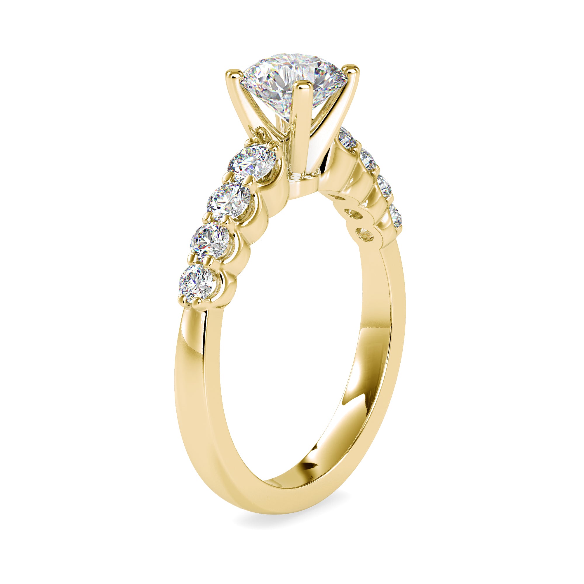 Modern Aura Diamond Ring