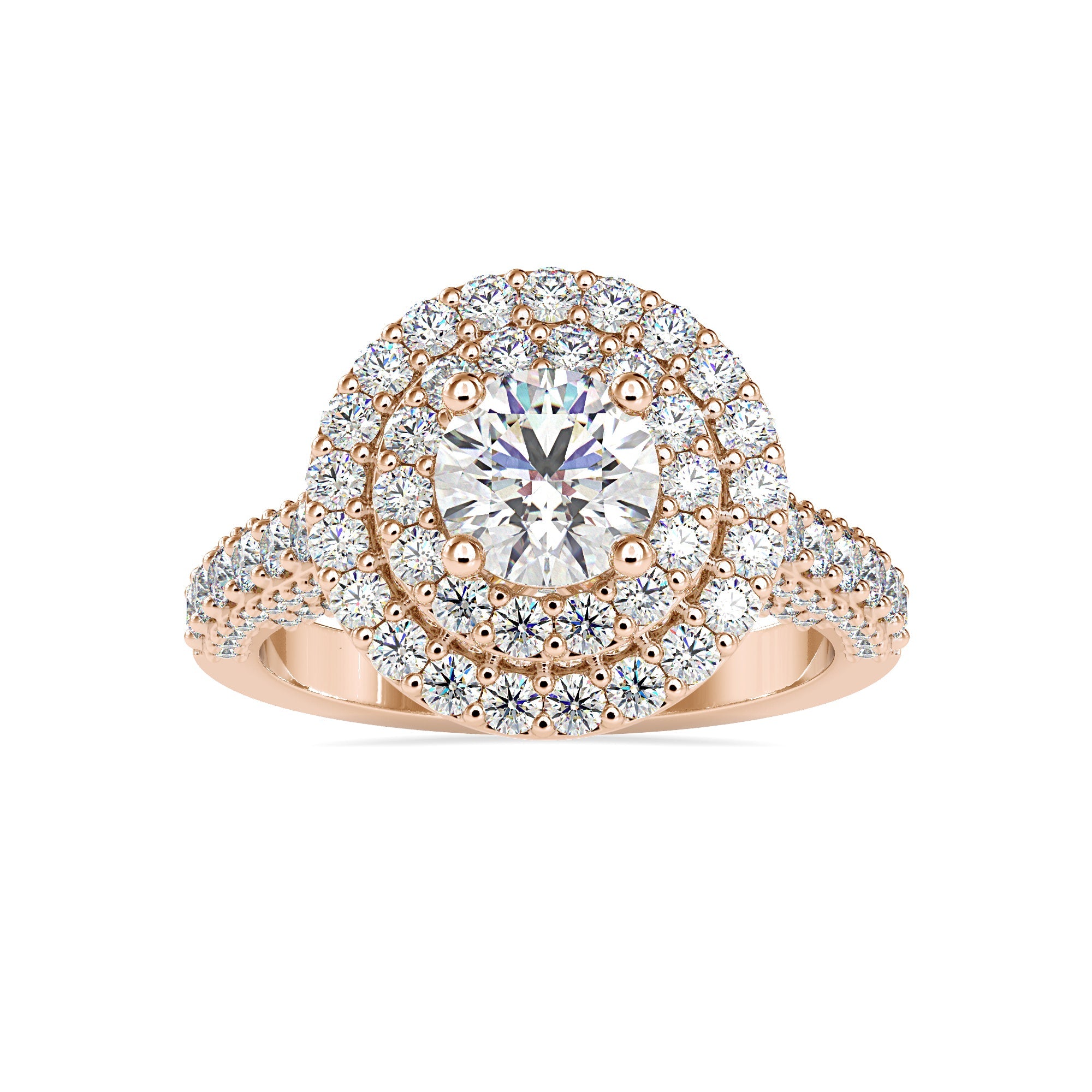 Sensational Halo Diamond Ring