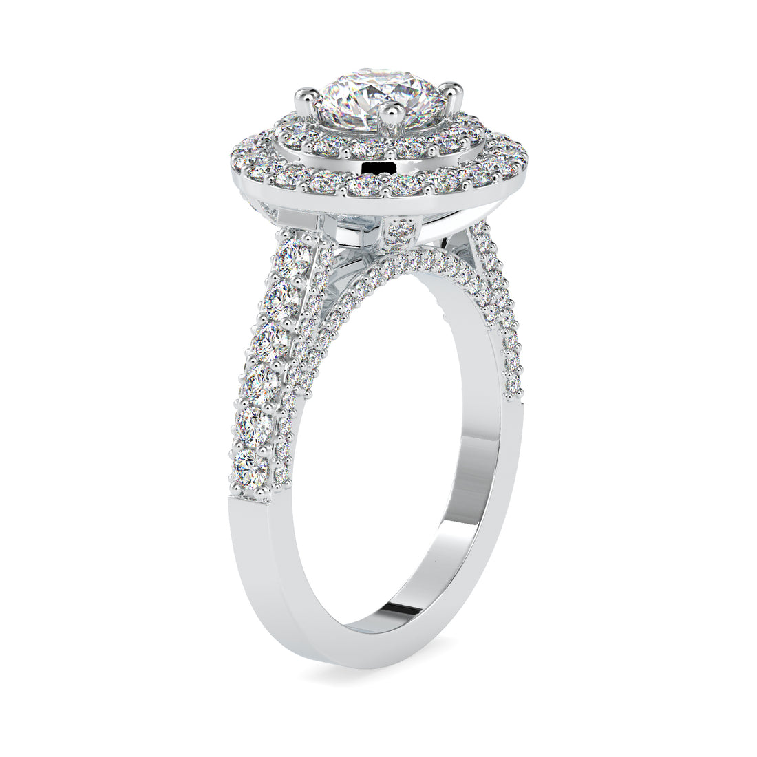 Sensational Halo Diamond Ring