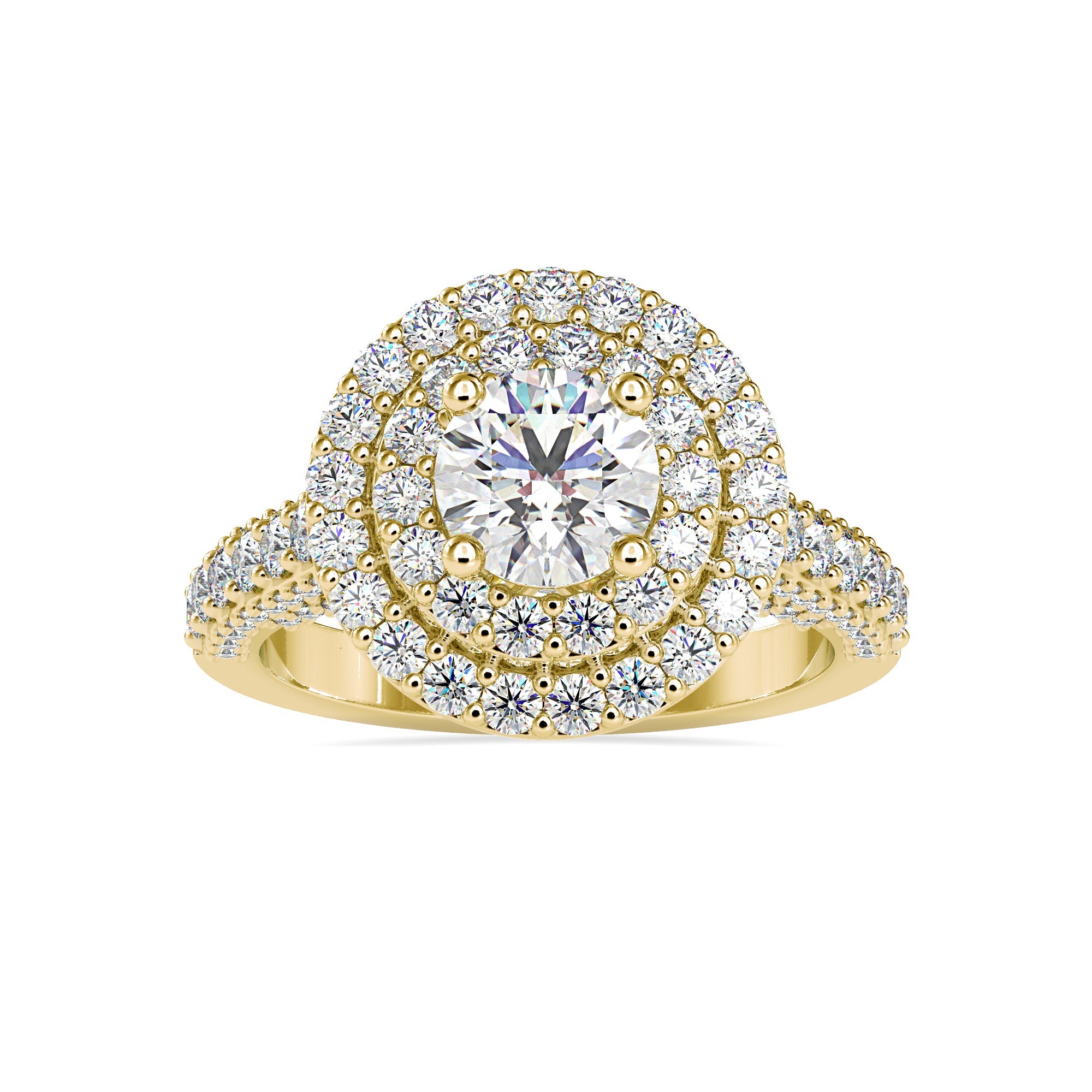 Sensational Halo Diamond Ring