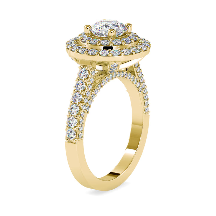 Sensational Halo Diamond Ring