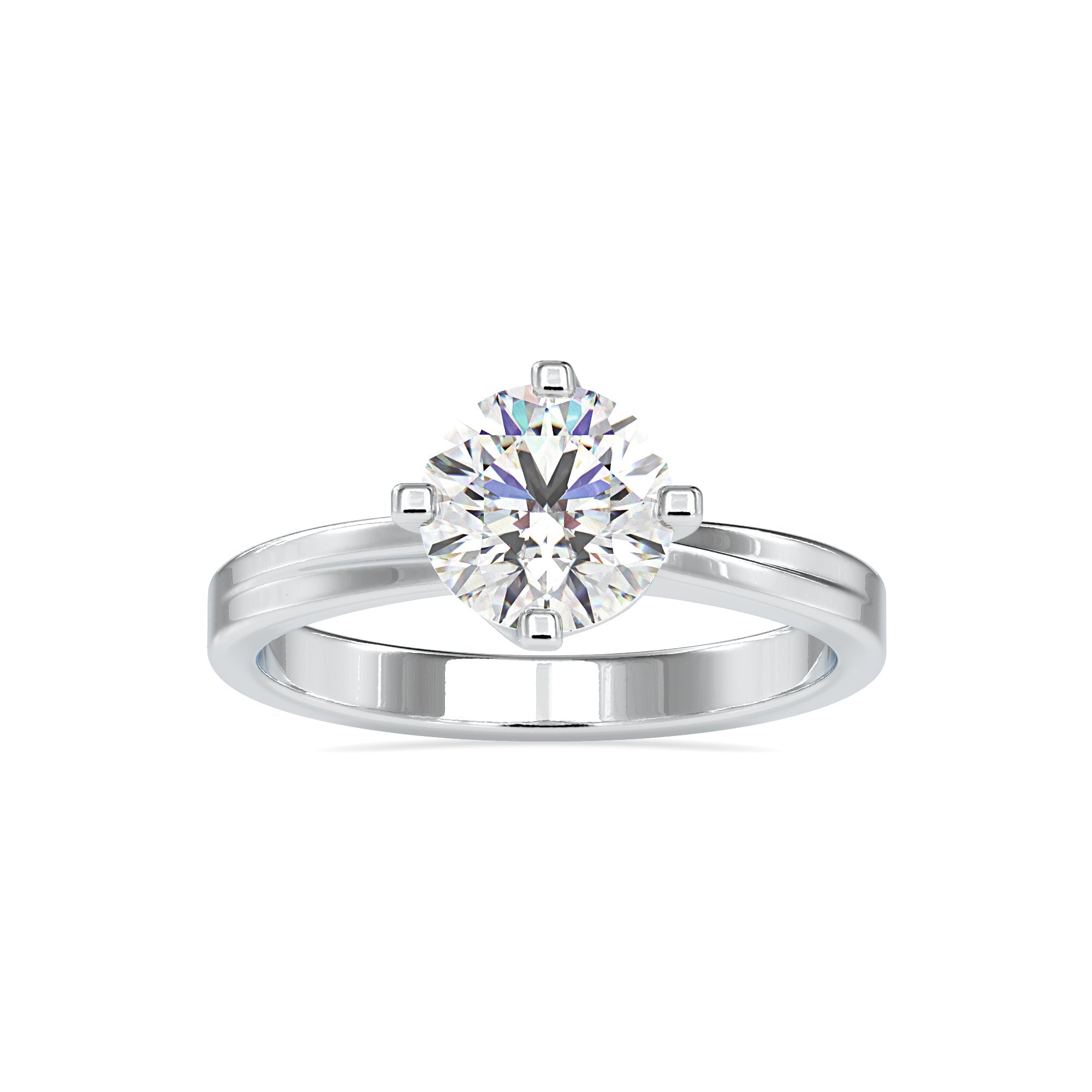 Entwining Sparkle Diamond Ring