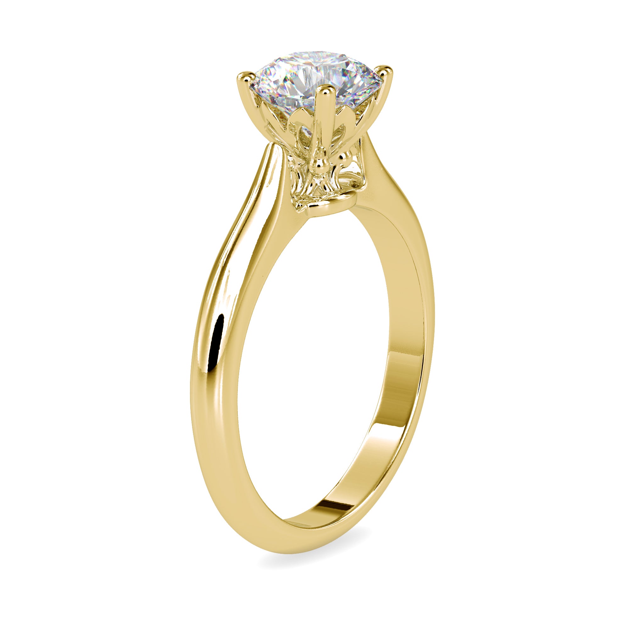 Charming Round Diamond Ring