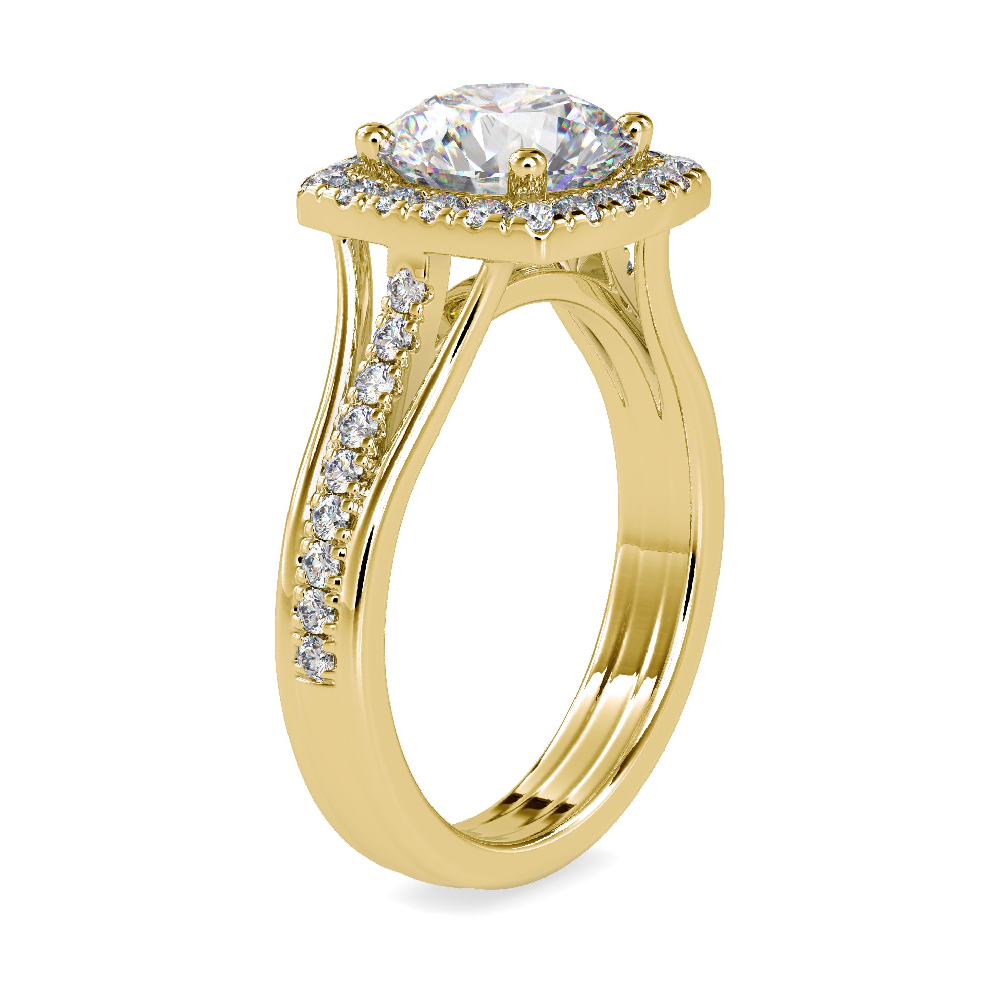 Graceful Bond solitaire Diamond Ring