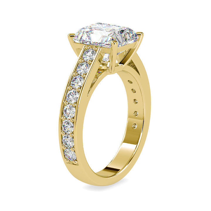 Radiant Crown Diamond Ring