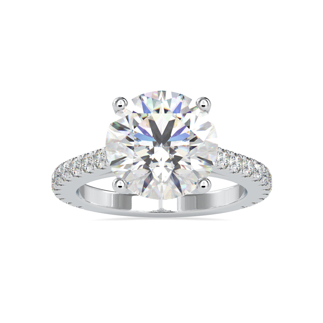 Gold Mirage Round Diamond Ring