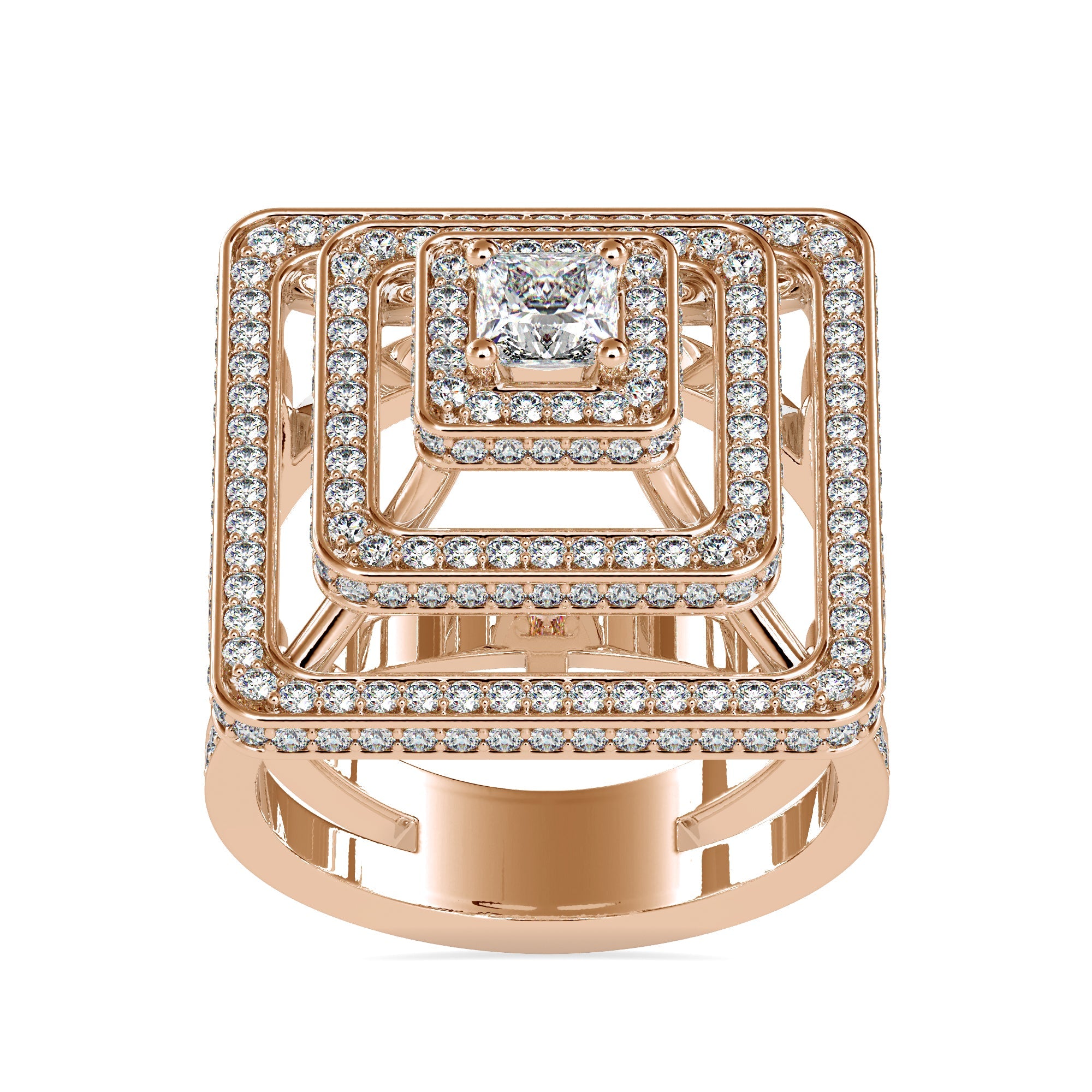 Luxe Whirl Lab Grown Diamond Ring