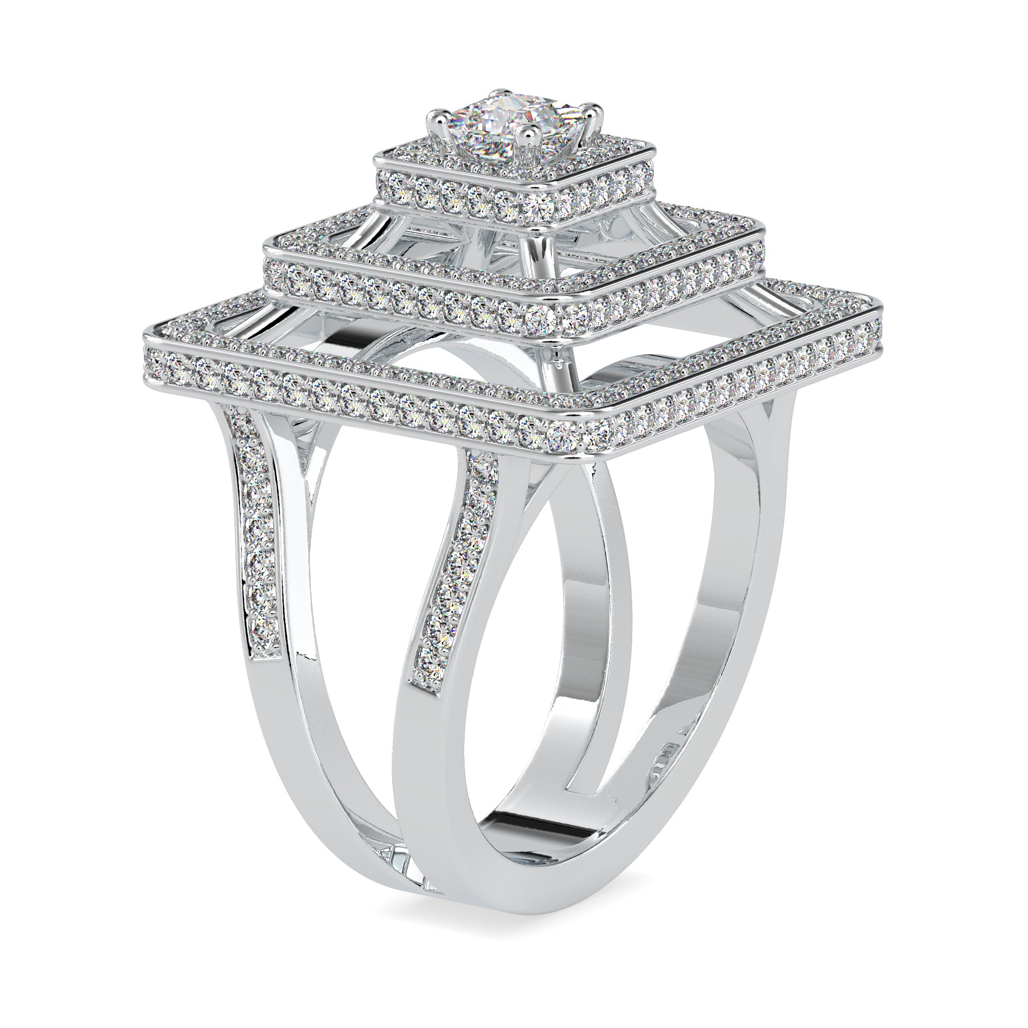 Luxe Whirl Lab Grown Diamond Ring