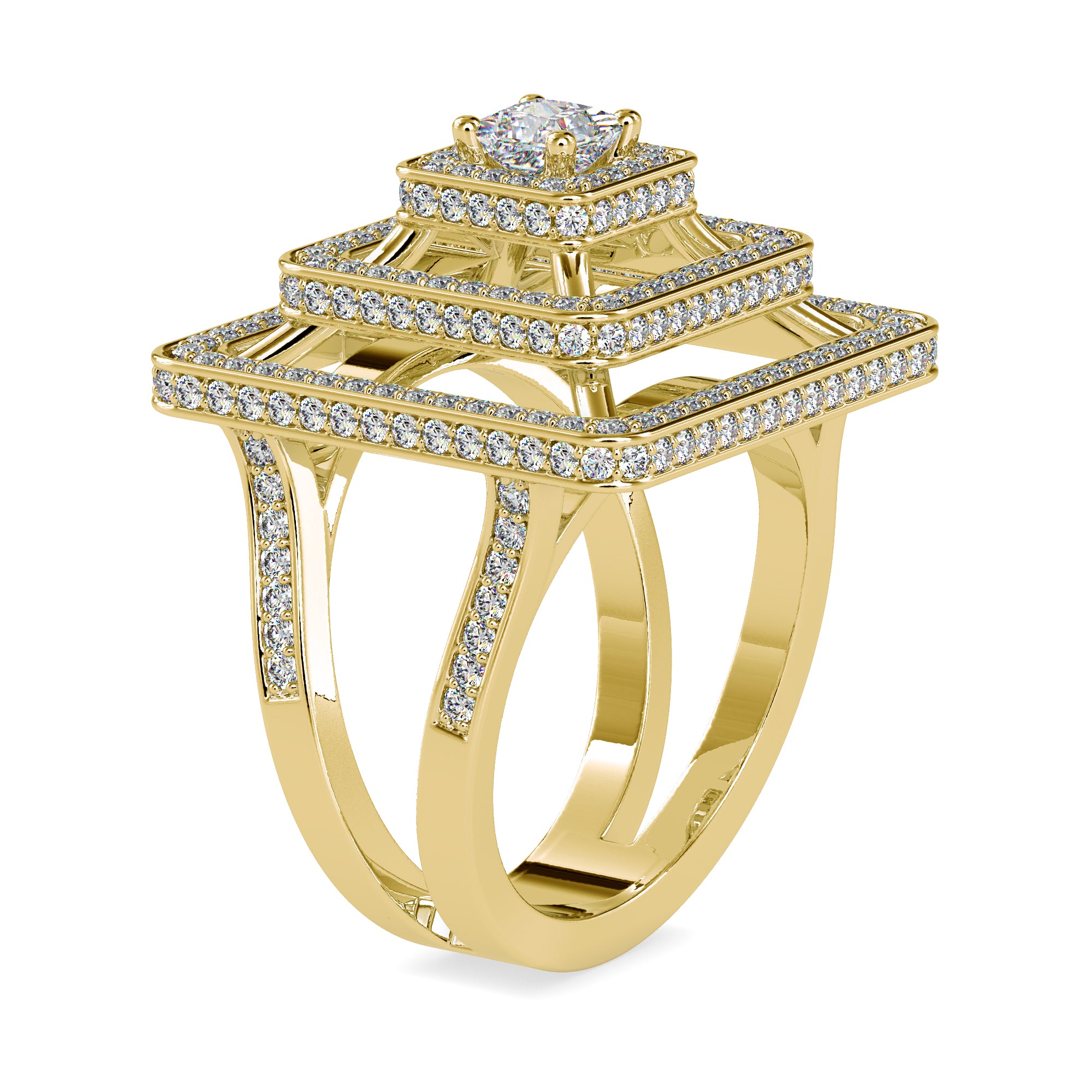 Luxe Whirl Lab Grown Diamond Ring
