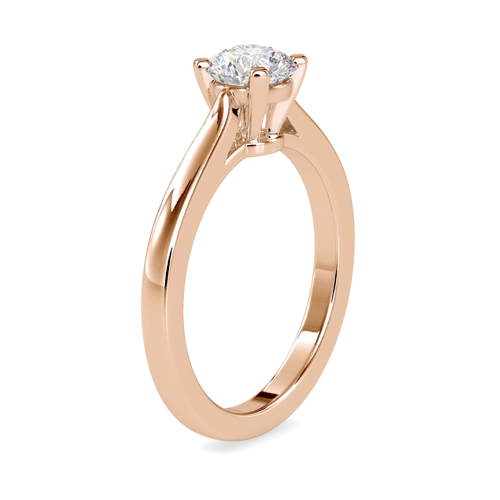 Glow Burst Round Diamond Ring