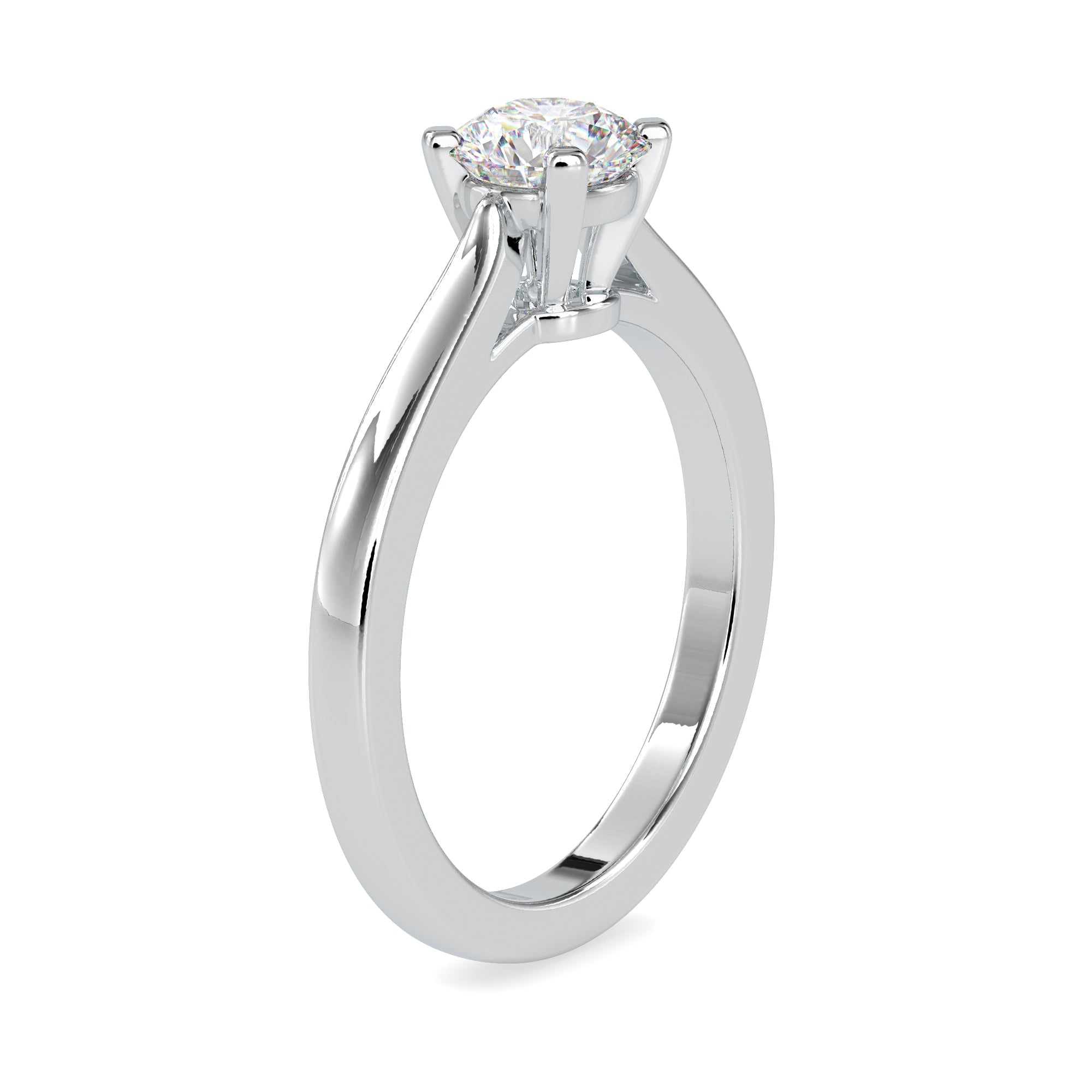 Glow Burst Round Diamond Ring
