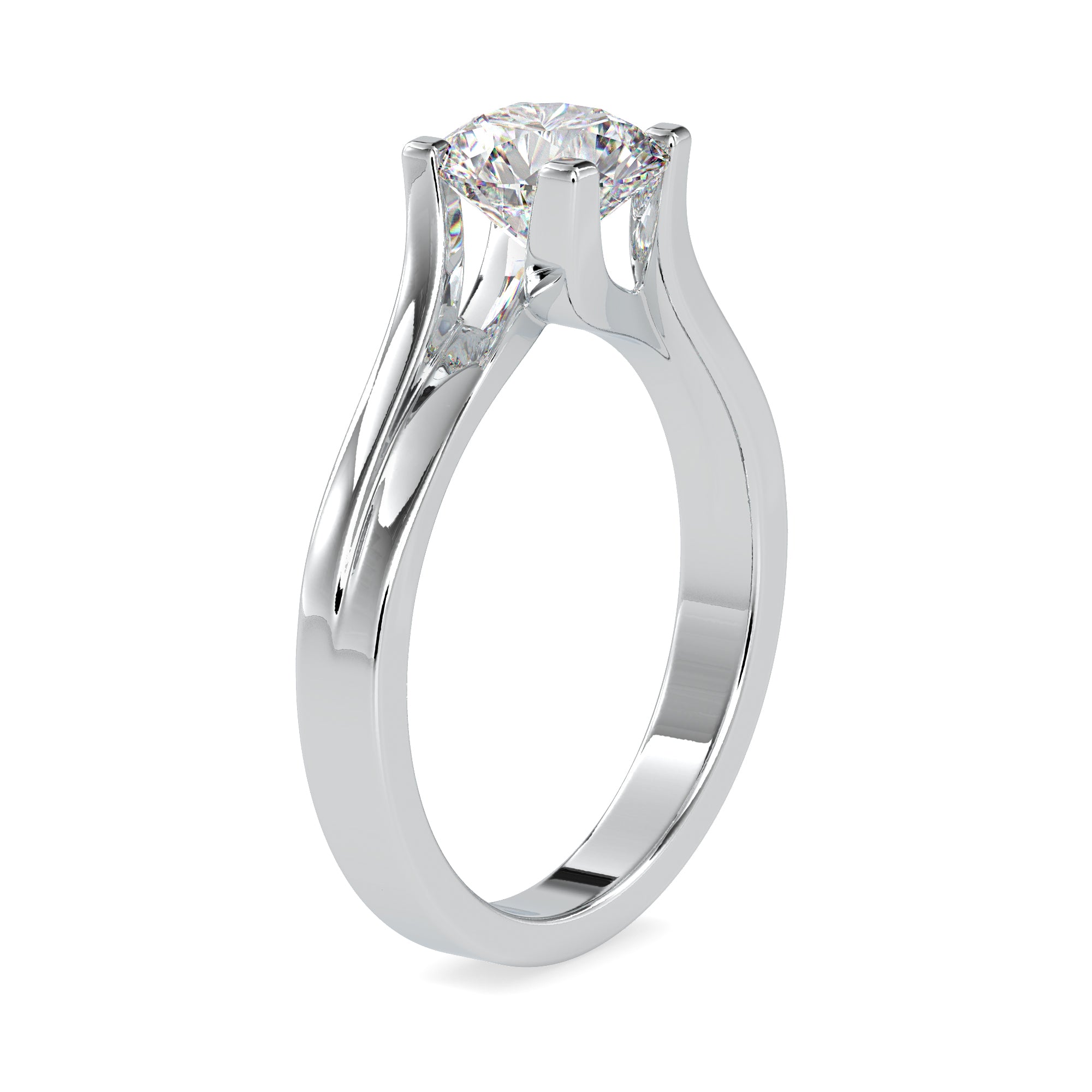1.20 carat Elegant Round Solitaire Diamond Ring