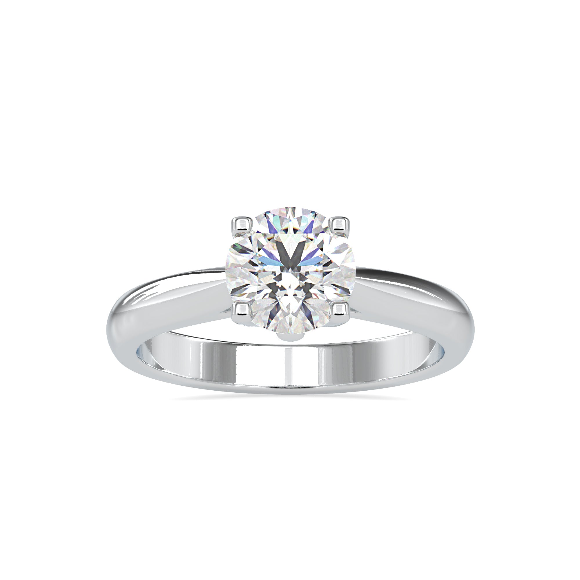 1.20 Carat Majestic Round Solitaire Diamond Ring