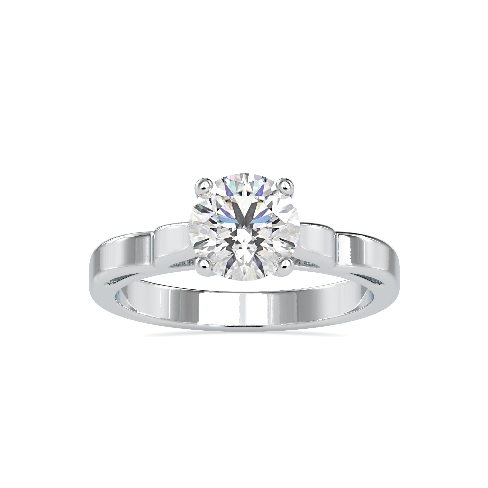 Aurora Grace Solitaire Diamond Ring