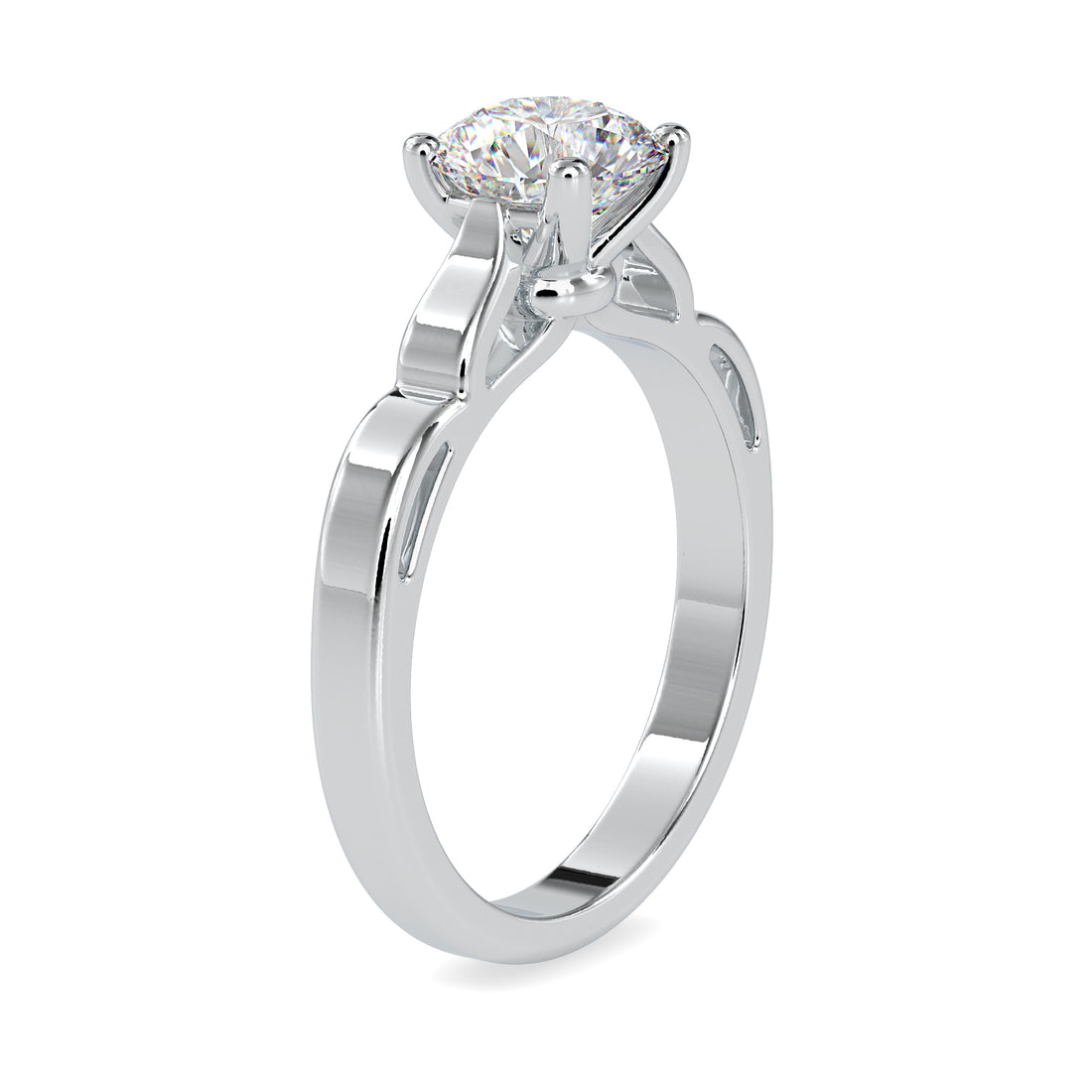 Aurora Grace Solitaire Diamond Ring