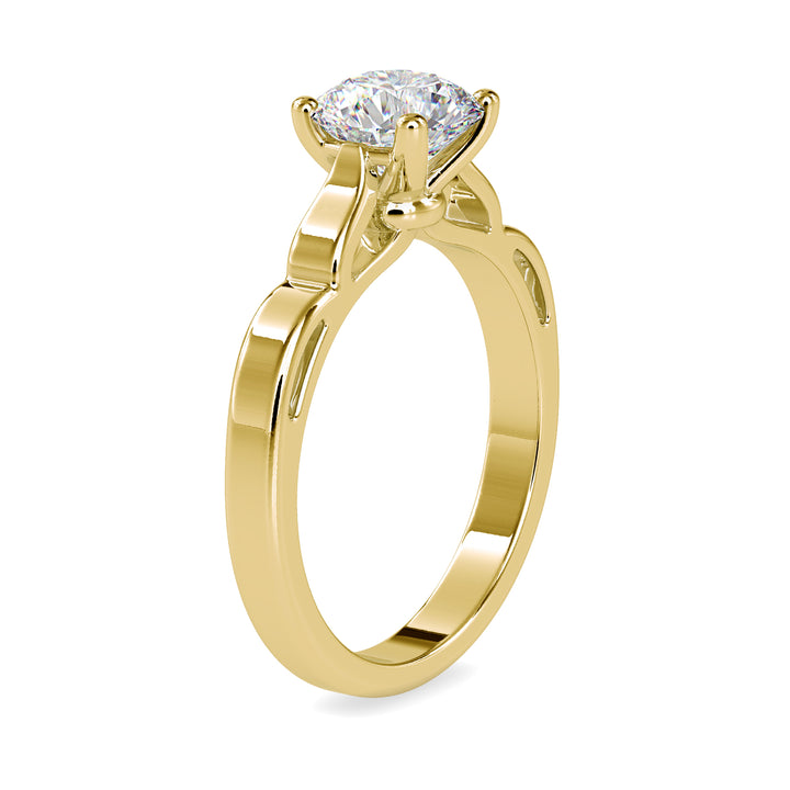 Aurora Grace Solitaire Diamond Ring