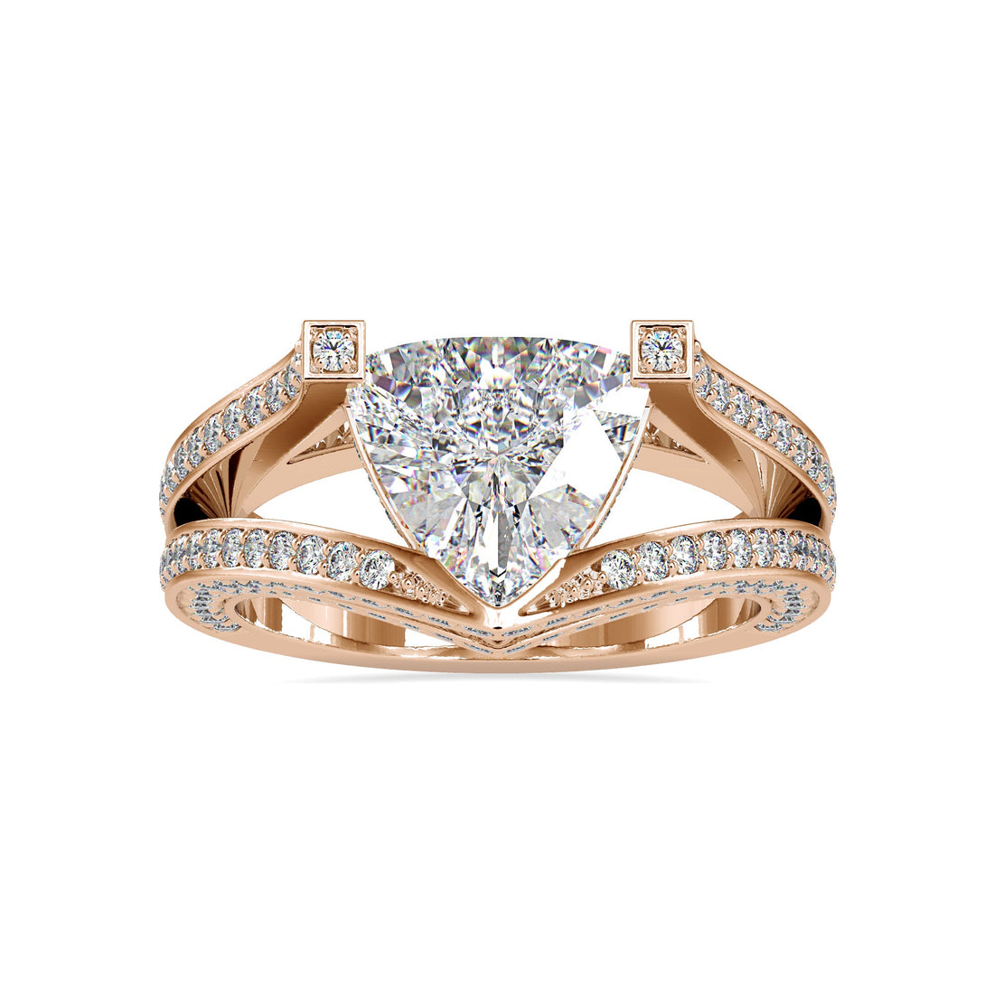 Showstealer Trillion Cocktail Ring