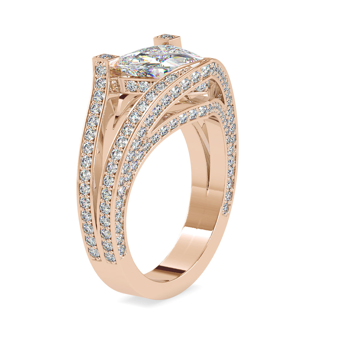 Showstealer Trillion Cocktail Ring