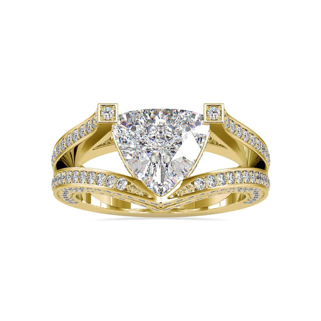 Showstealer Trillion Cocktail Ring