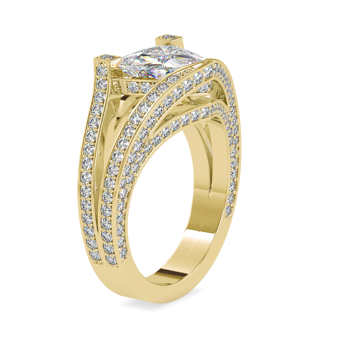 Showstealer Trillion Cocktail Ring