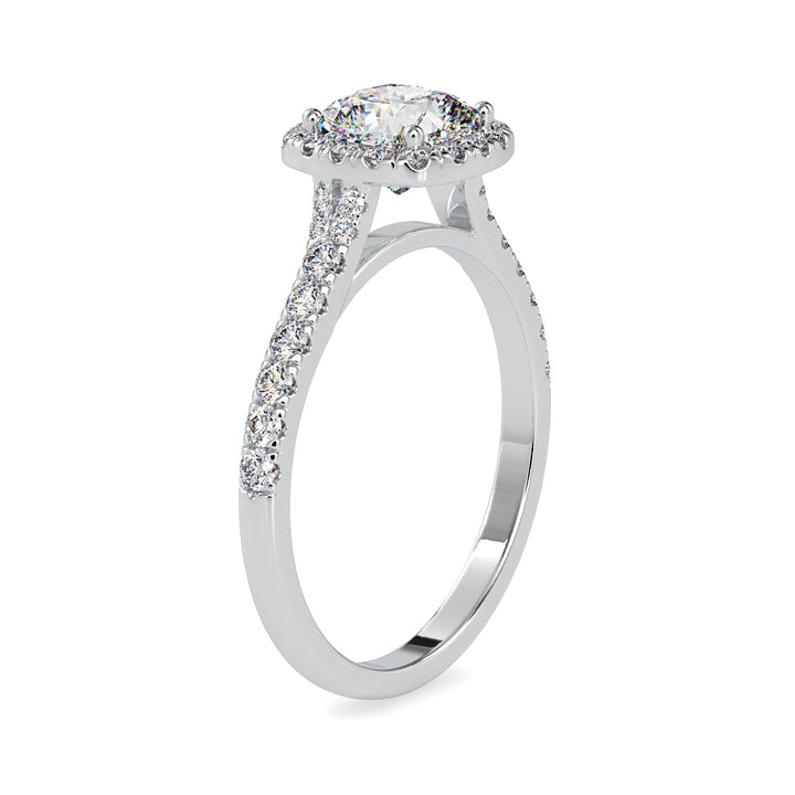 0.90 Carat Classic Round Ring