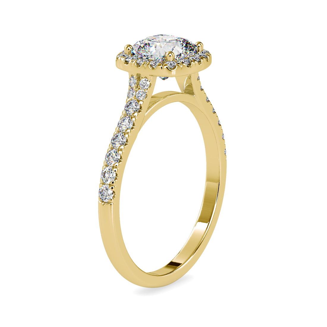 0.90 Carat Classic Round Ring