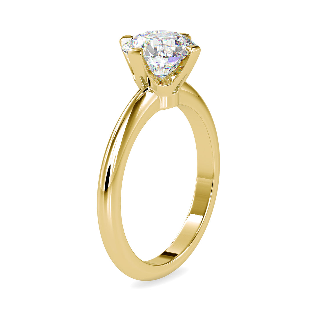 1.60 Carat Minimal Solitaire Diamond Ring