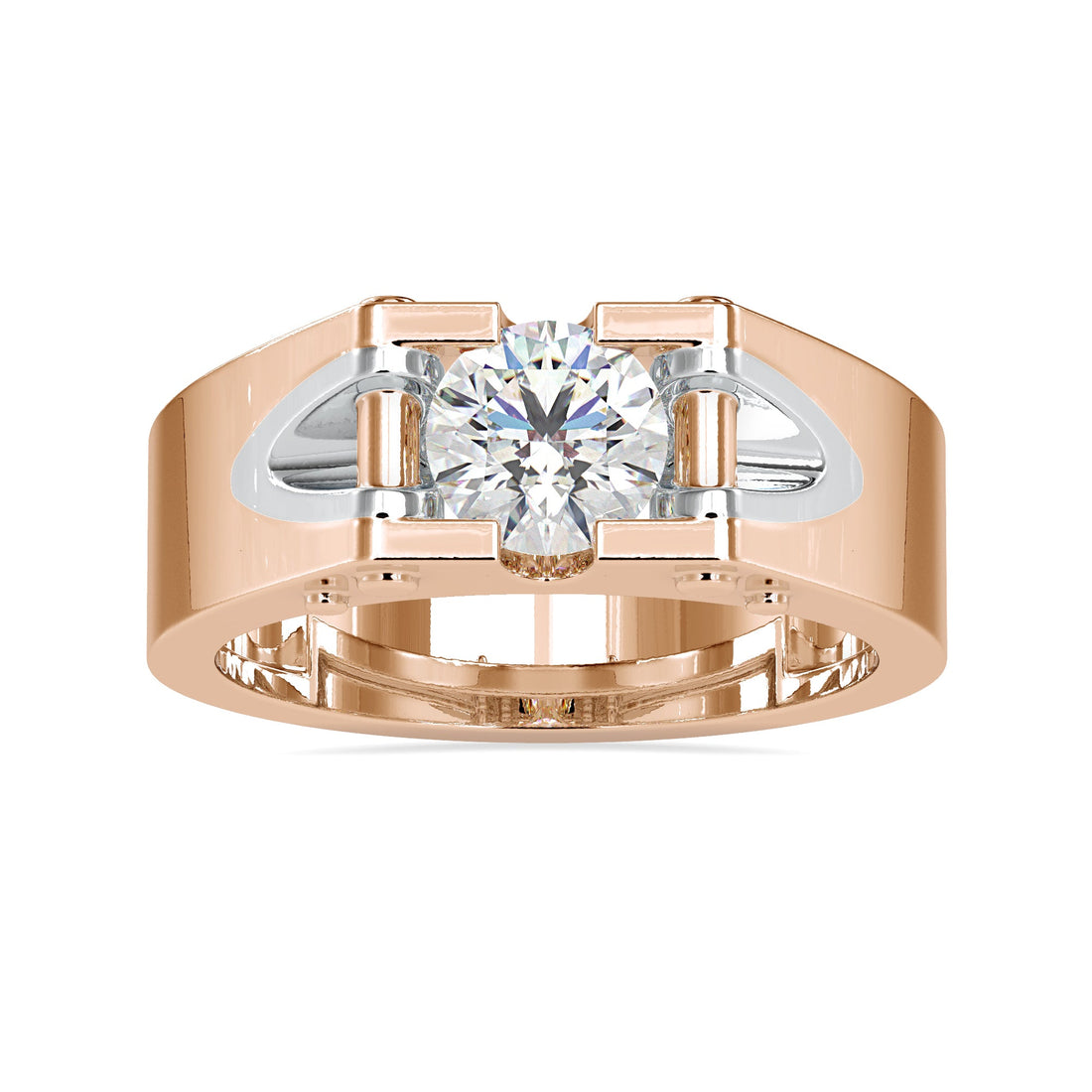 Chunky Round Diamond Ring
