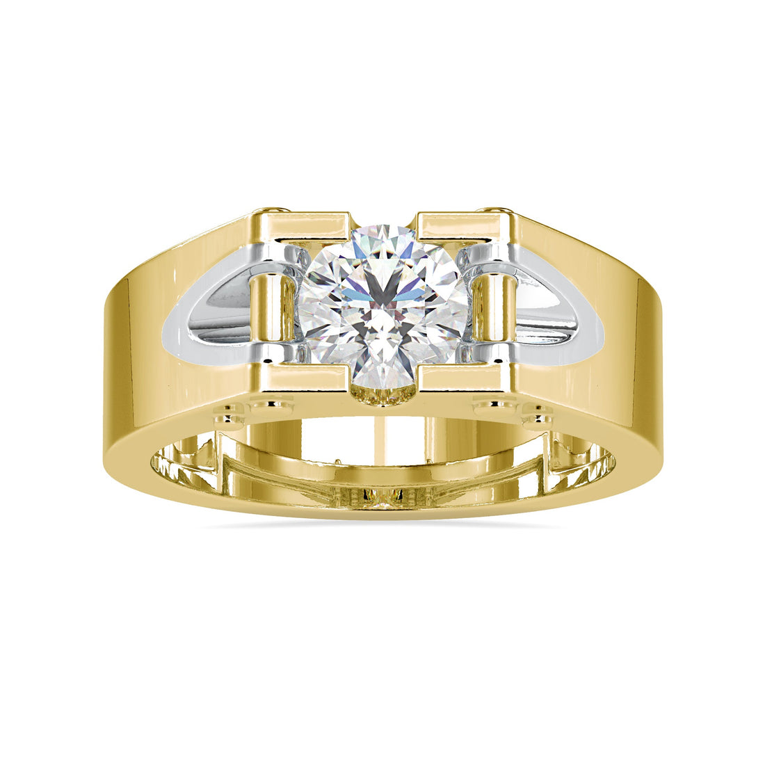Chunky Round Diamond Ring