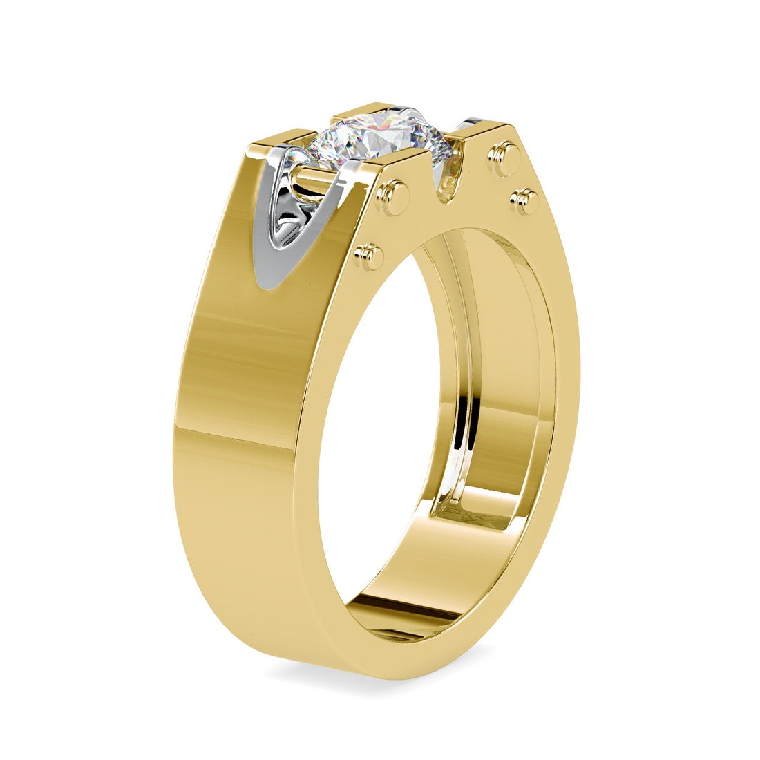 Chunky Round Diamond Ring