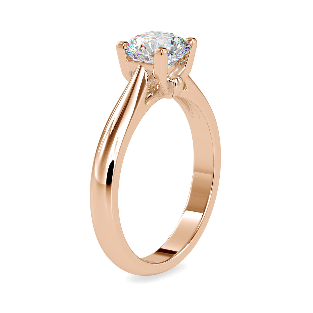 1.20 Carat Majestic Round Solitaire Diamond Ring 4