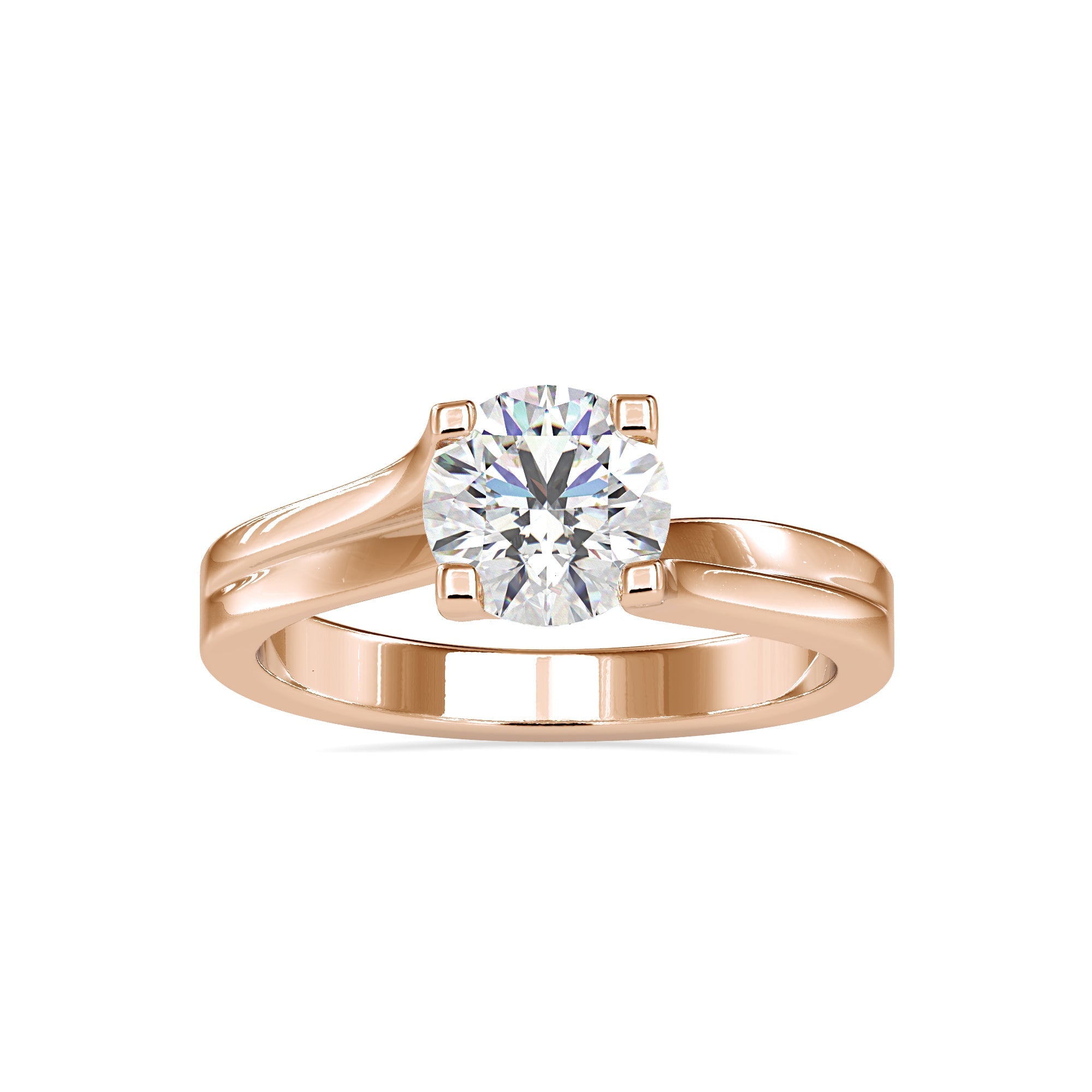 1.20 carat Elegant Round Solitaire Diamond Ring 3