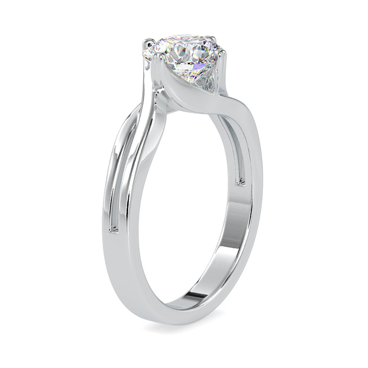 1.20 carat Twisted Prong Diamond Ring 6