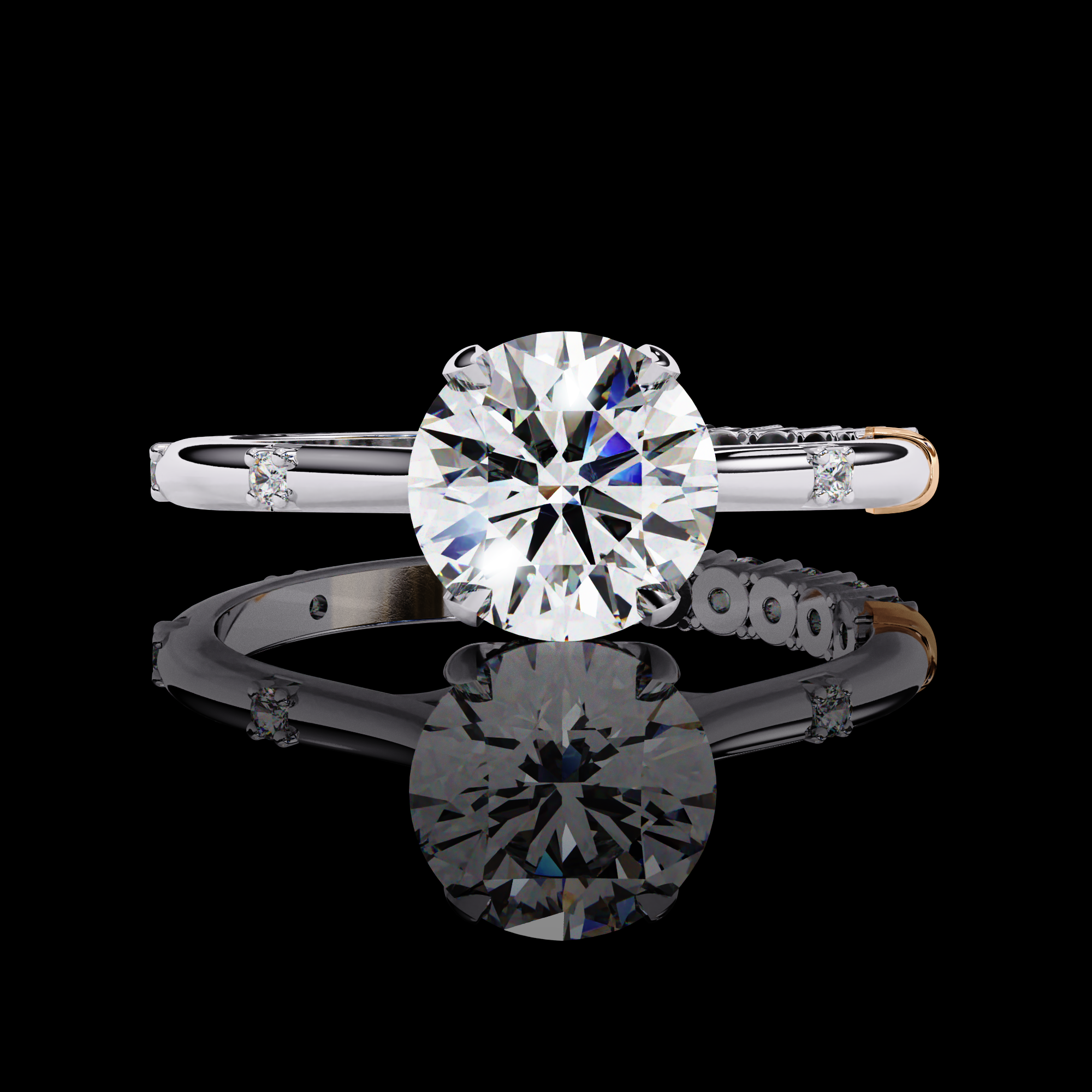 1.25 Carats Colluding Diamond Solitaire Ring11