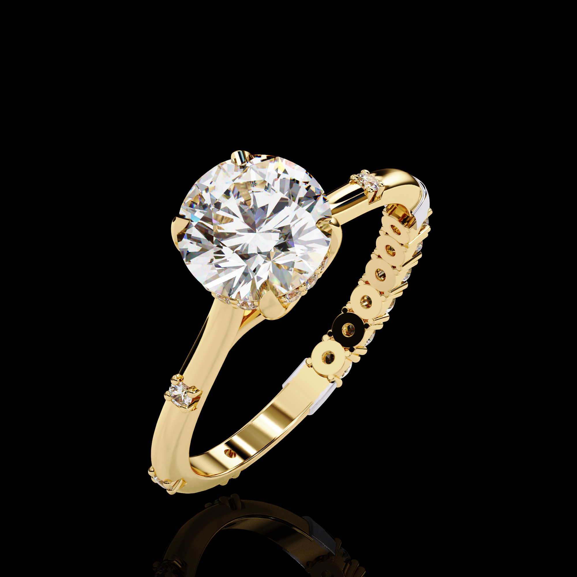 1.25 Carats Colluding Diamond Solitaire Ring3