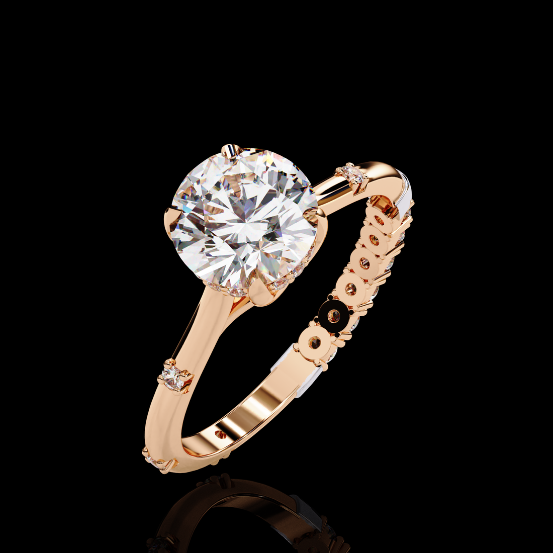 1.25 Carats Colluding Diamond Solitaire Ring7