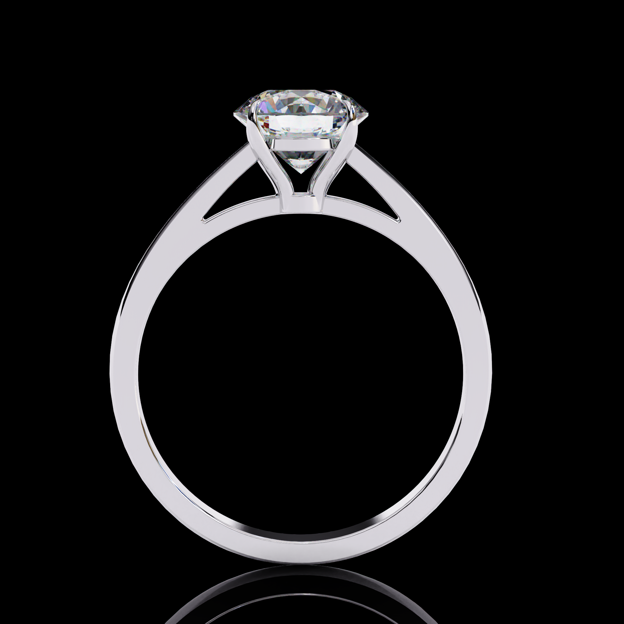 1.25 Carats Lab Grown Round Diamond Ring12