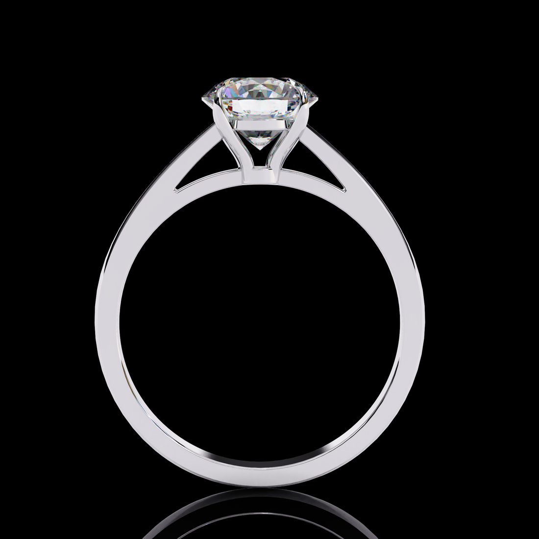 1.25 Carats Lab Grown Round Diamond Ring12