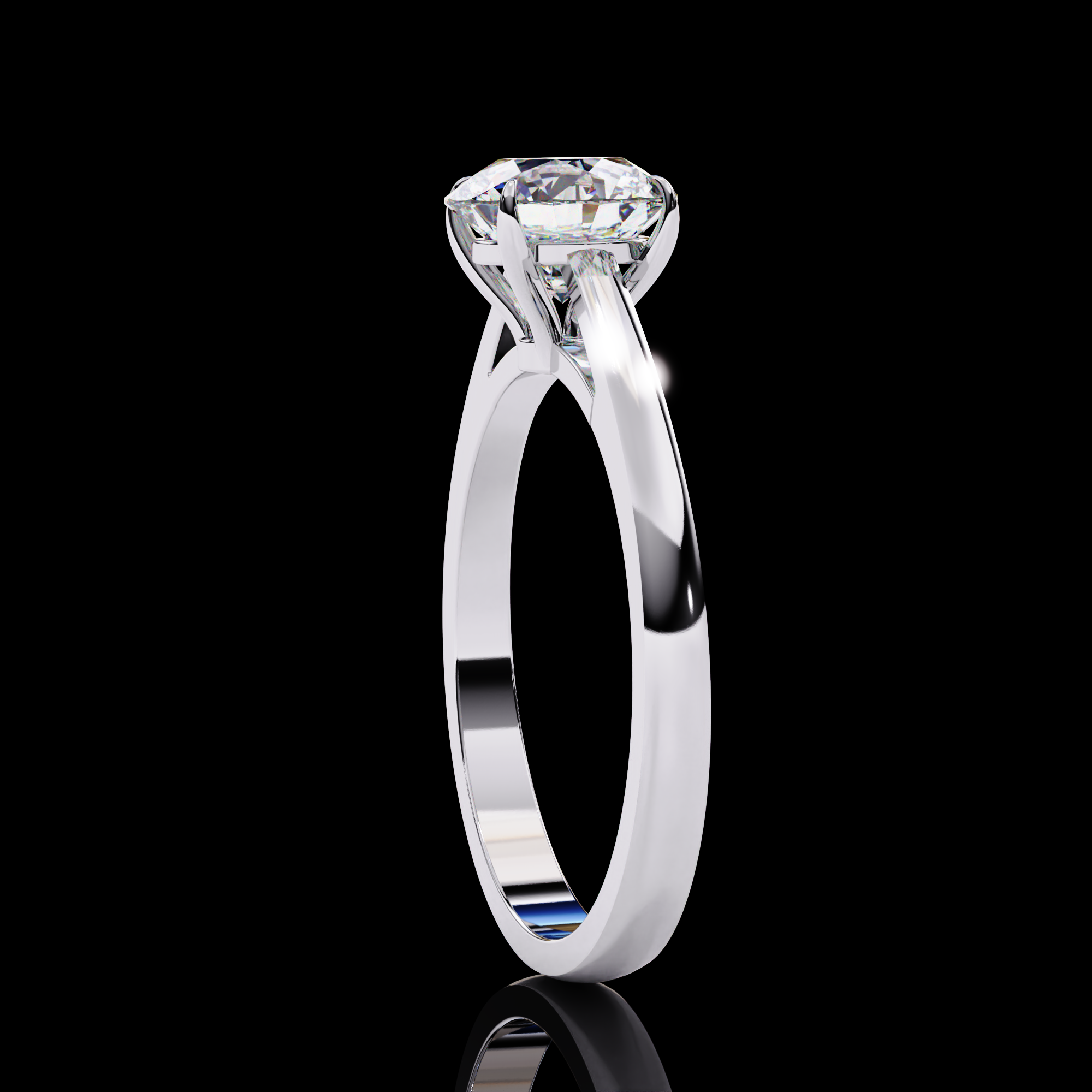 1.25 Carats Lab Grown Round Diamond Ring13
