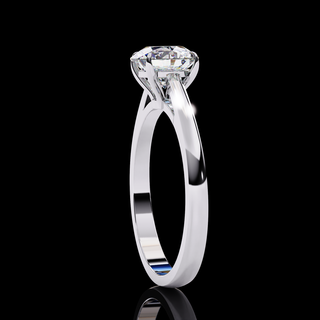 1.25 Carats Lab Grown Round Diamond Ring13