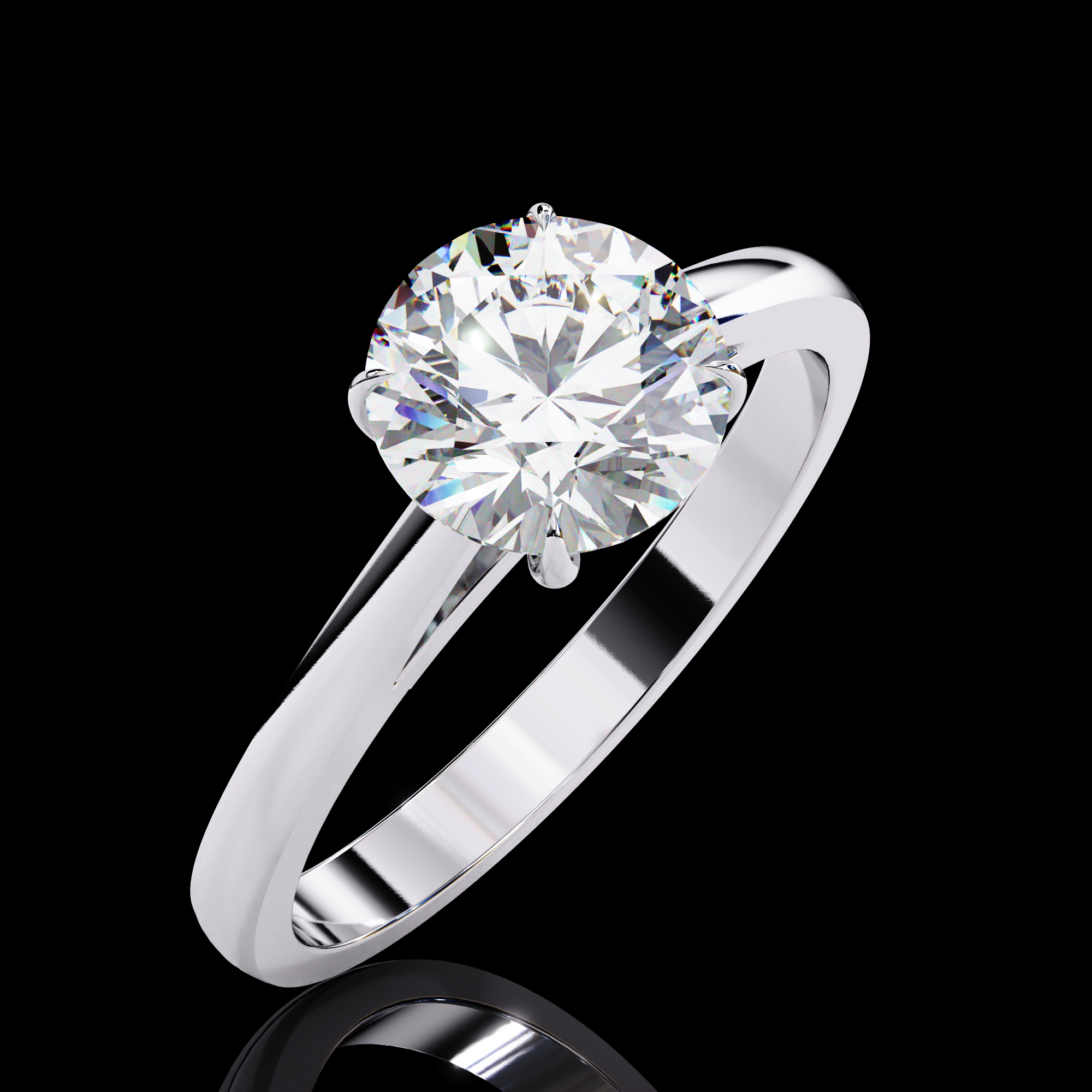 1.25 Carats Lab Grown Round Diamond Ring14