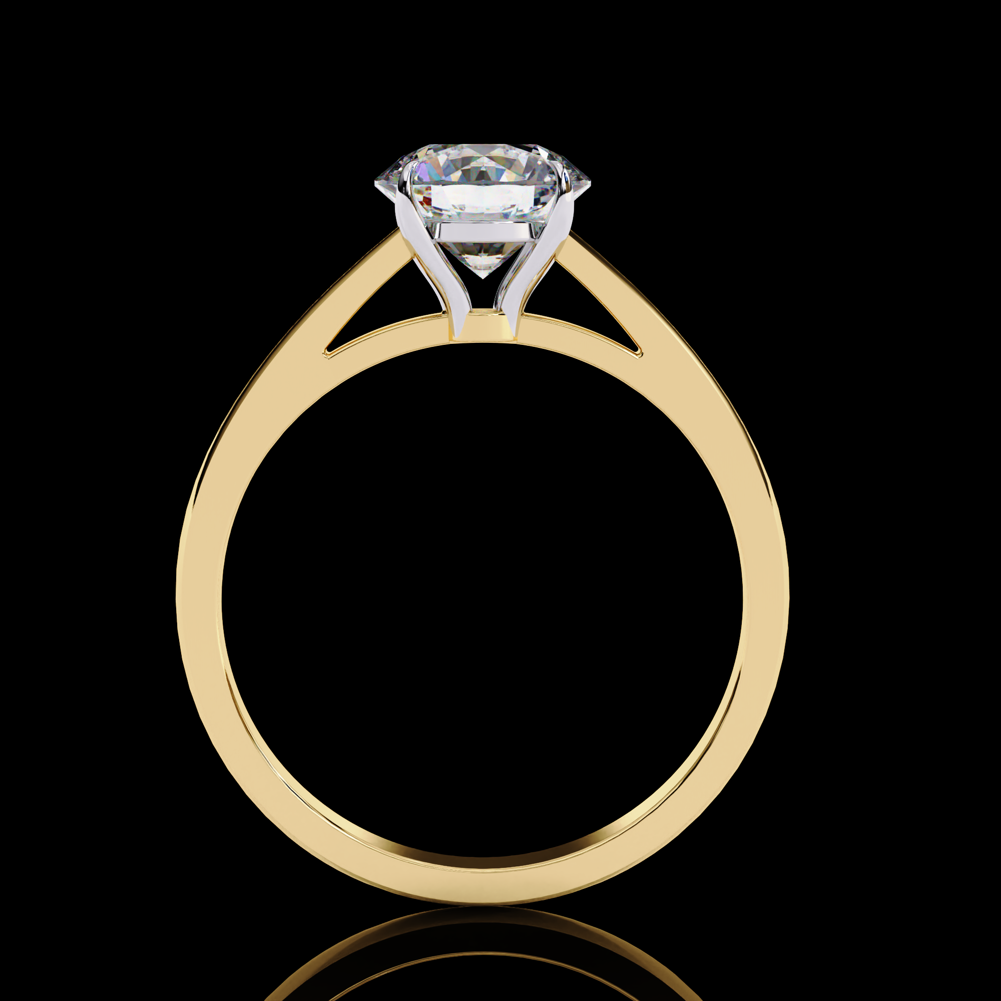 1.25 Carats Lab Grown Round Diamond Ring4
