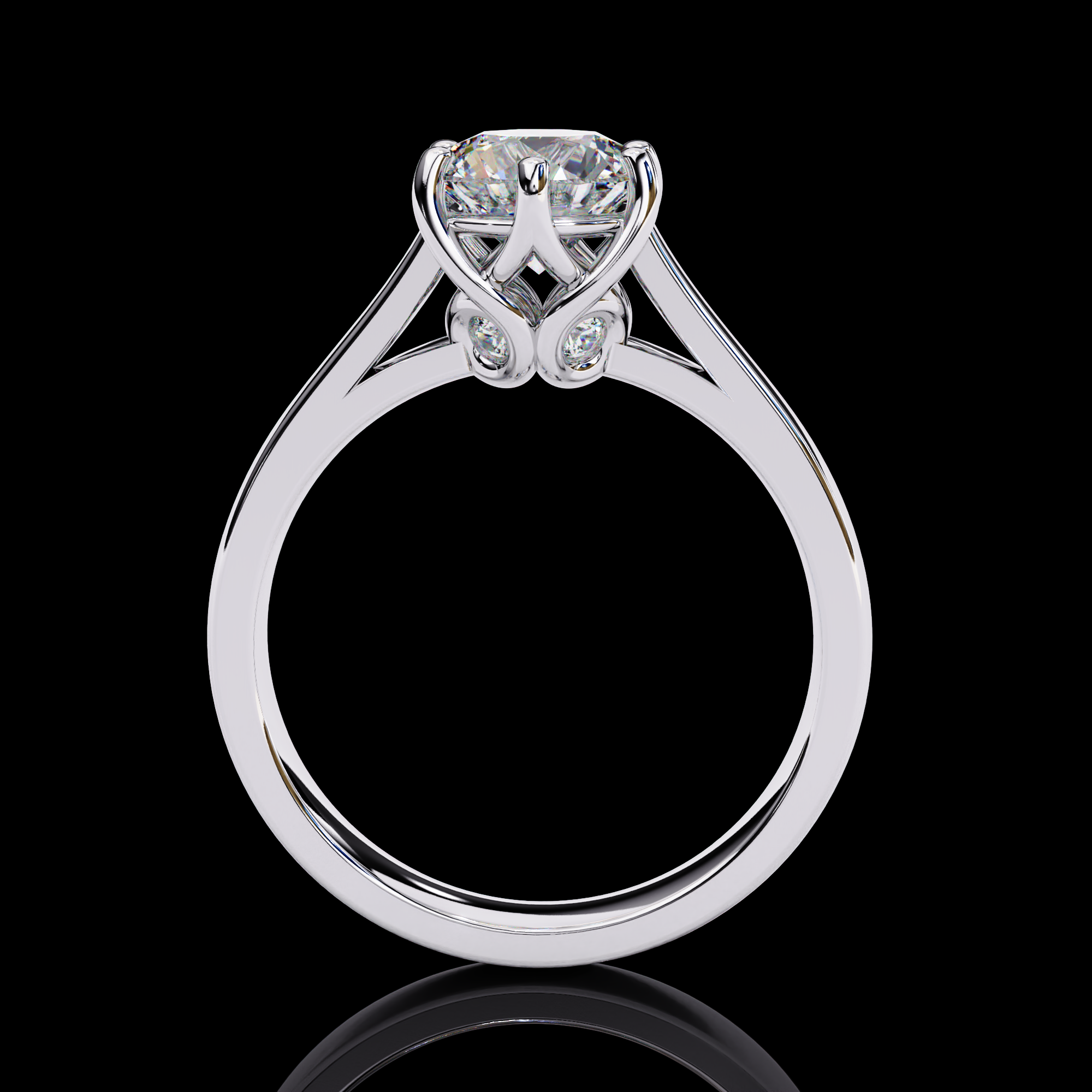 1.25 carats Round Solitaire Ring15