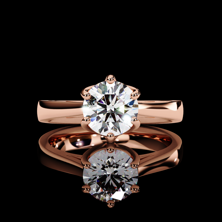 1.25 carats Round Solitaire Ring7