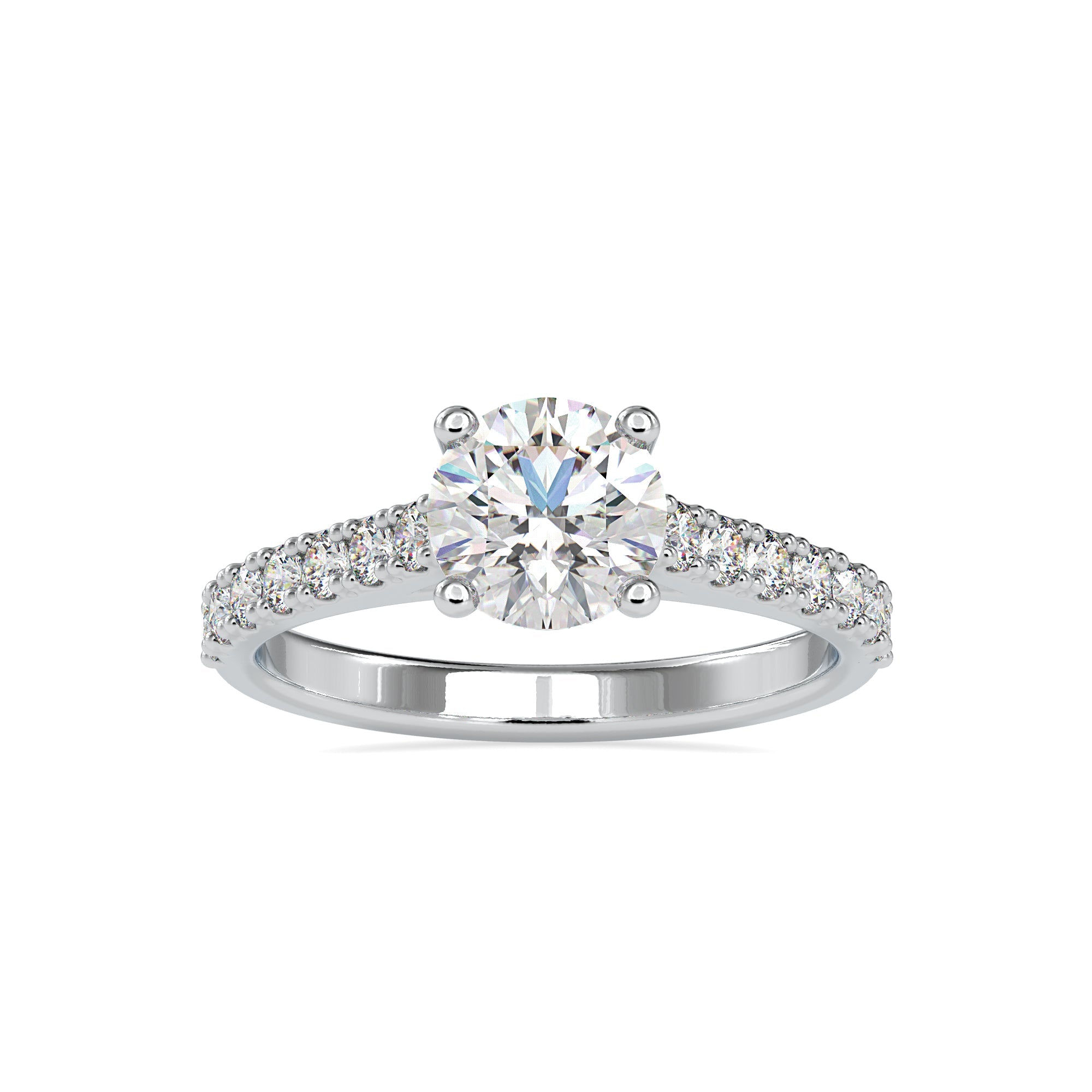 1.25 carats Shimmering Solitaire Ring 4